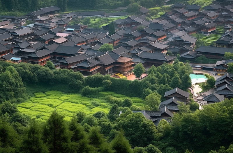 村庄里的小学希望工程建筑背景图,高清,摄影图,摄影图片,图片大全,摄影图免费下载